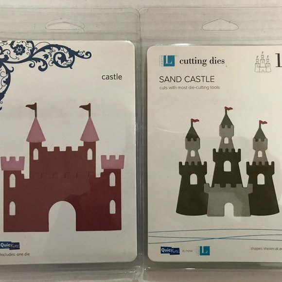 Quickutz Lifestyle Crafts 4x4 inches Castles die bundle - Picture 1 of 10